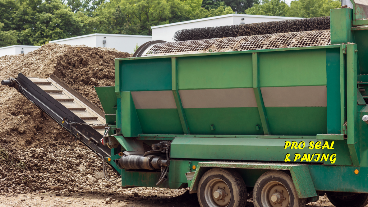 screened topsoil, construction foundation, quality topsoil, premium topsoil, building stability, soil screening, new home construction, drainage improvement, foundation strength, sustainable building, topsoil delivery, soil quality enhancement, construction materials, Pro Seal & Paving, stable foundation